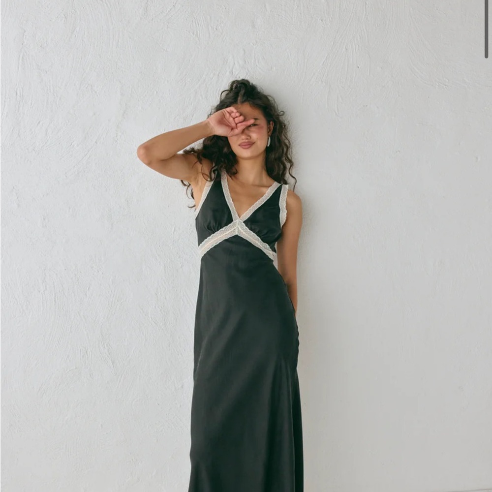 VRG grl NWT Black Maxi Dress